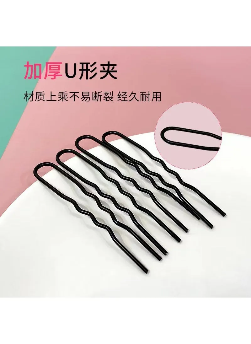 Metal Hair Bun Maker Stick Comb Clip for Women U-shaped clip-1