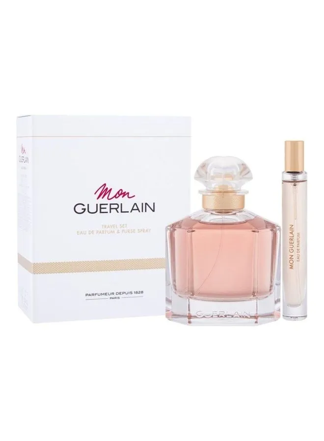 مجموعة هدايا مون جيرلان أو دو برفوم 100 مل + بخاخ للشنطة 10مل Eau De Parfum 100ml+ Purse Spray 10ملليلتر-1