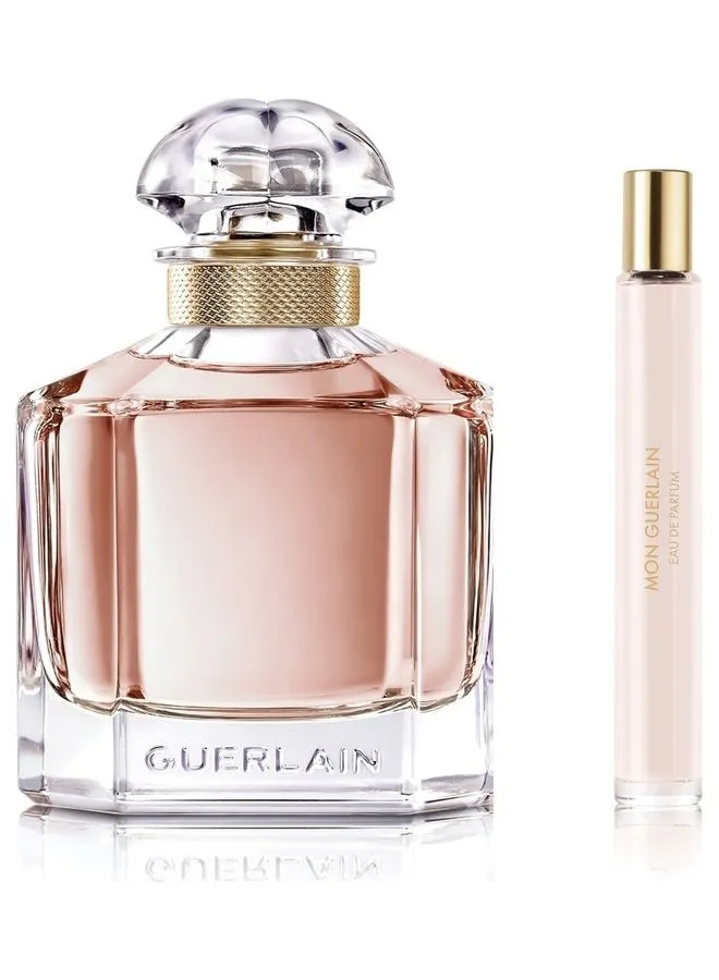 مجموعة هدايا مون جيرلان أو دو برفوم 100 مل + بخاخ للشنطة 10مل Eau De Parfum 100ml+ Purse Spray 10ملليلتر-2