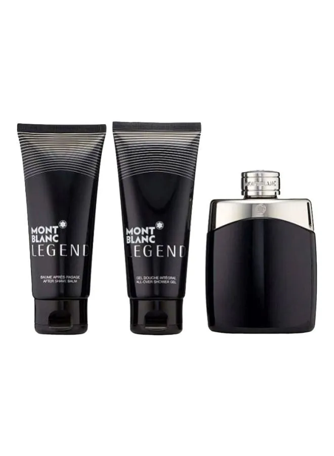 طقم هدايا مونت بلانك ليجيند للرجال EDT Legend EDP 100 Ml, After Shave Lotion 100 Ml, Shower Gel 100ملليلتر-1