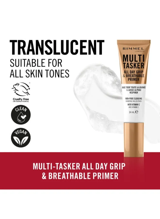 Multi-Tasker All Day Grip & Breathable Primer - Clear, 24ml-2