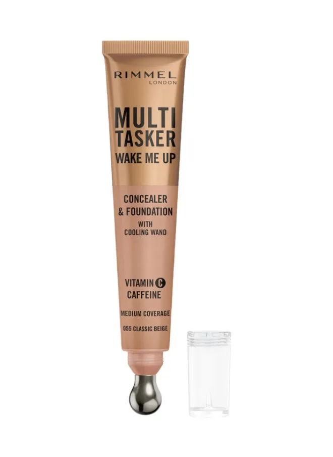 Multi-Tasker Wake Me Up Concealer & Foundation - 55 - Classic Beige, 20ml-1