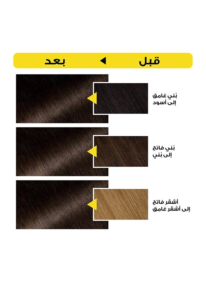 صبغة شعر دائمة أوليا بدون أمونيا 5.0 بني لامع-2