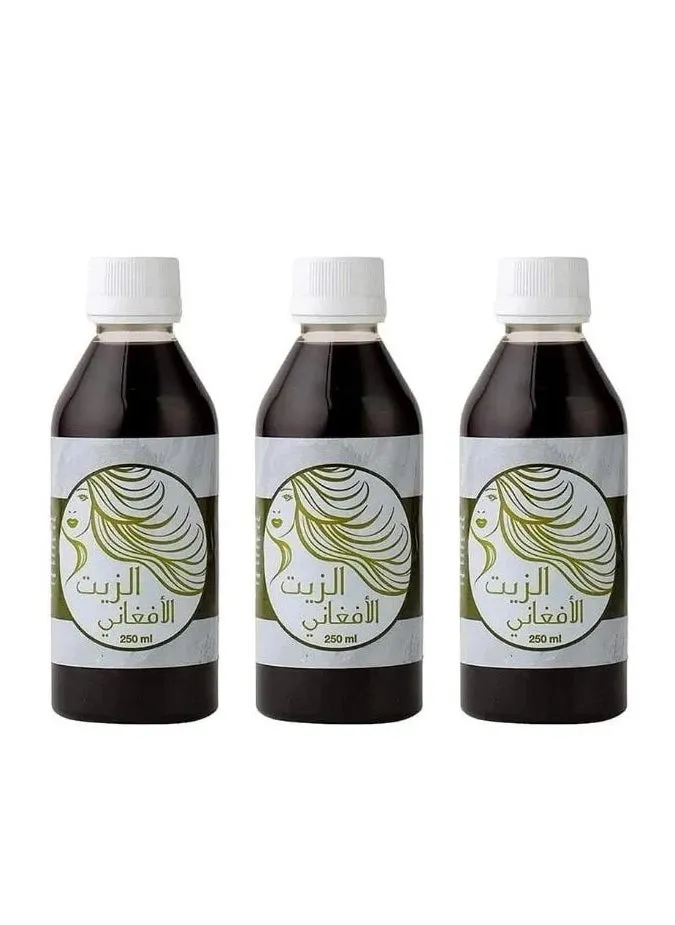 Original Afghan oil for hair lengthening and softening 3 pieces-1