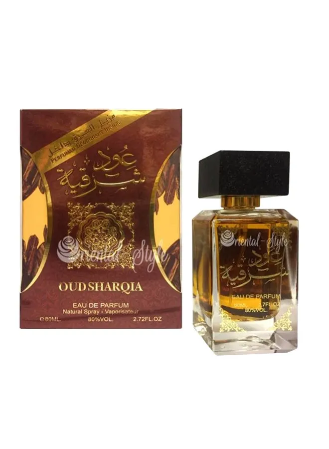 عود الشرقية (EDP 80 مل + بخاخ عطر أرض الزعفران) 80ملليلتر-2