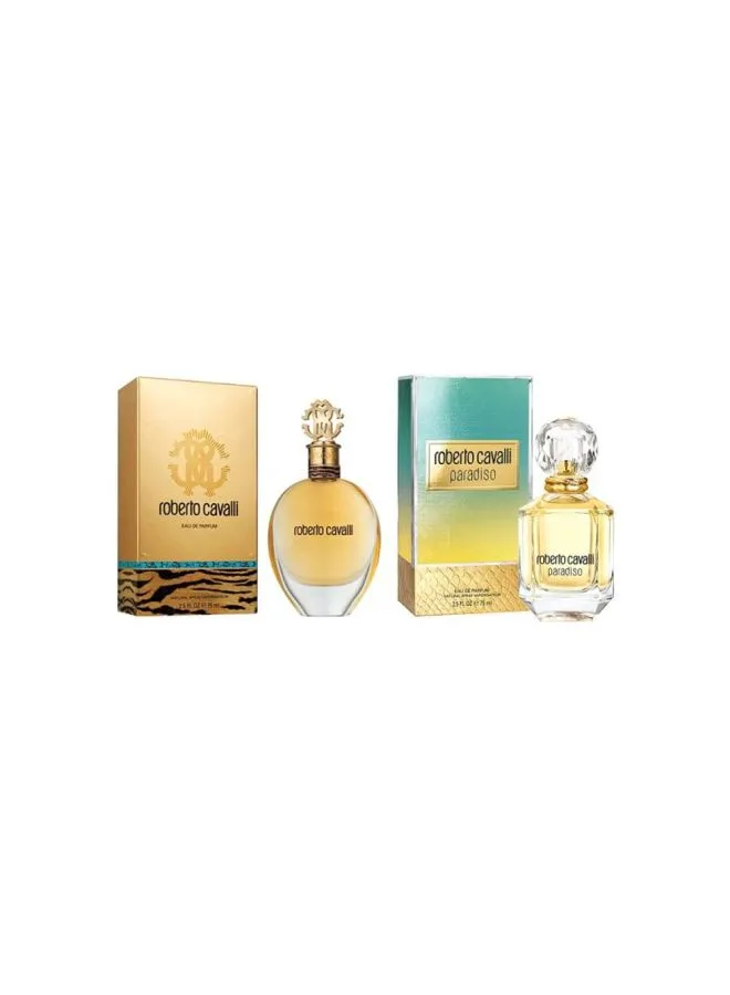 طقم هدايا جديد باراديسو Roberto Cavalli EDP 75 Ml, Paradiso EDP 75ملليلتر-2