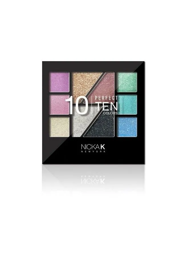 Perfect Ten Colors Eyeshadow Paletteap021 Multicolor 9 G-1