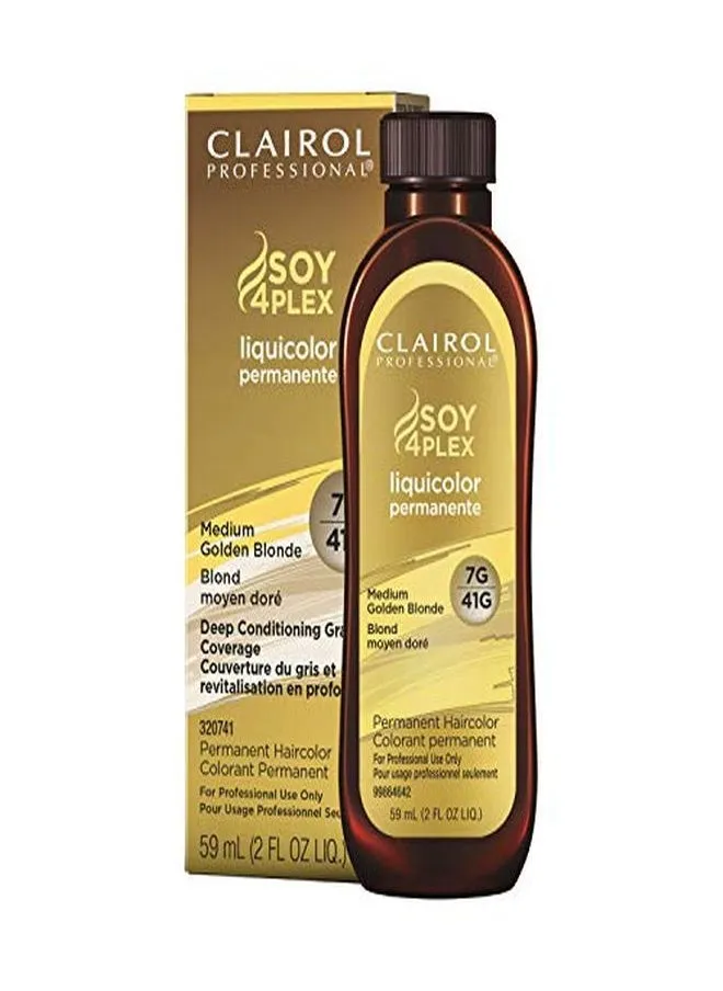 Permanent Liquicolor For Blonde Hair Color, 7G Medium Golden Blonde, 2 Oz-1