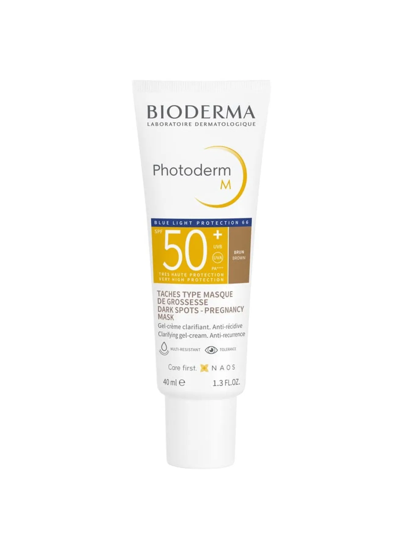 Photoderm M Spf50+ لون ذهبي، واقي من الشمس للكلف، 40 مل-1