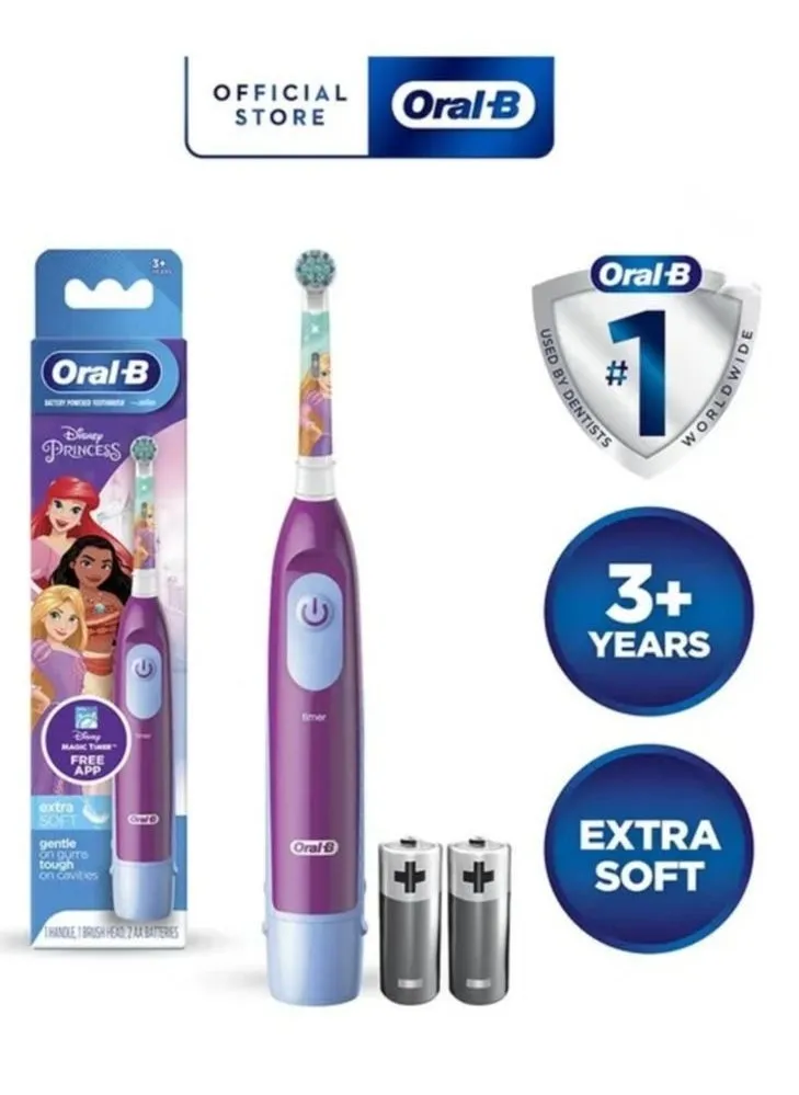 Princess Battery Powerd Toothbrush for Kids-2