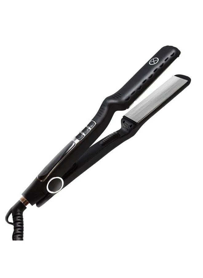 Pro Classic Black Titanium Plate Flat Iron Hair Straightener 1.5 Inch 450 ℉-1