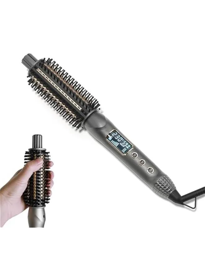 Professional 1.25 Inch Thermal Brush for Short and Long Hair Blowout Styling, Instant Heated Anti-Scald Round Styler-1