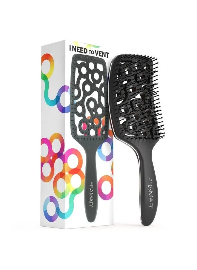 Professional Vented Hair Brush Paddle Brush For Blow Drying Brush Curved Hair Brush For Blow Drying Wet Paddle Brush Paddle Hair Brushes For Women Blow Drying Curved Vent Brush For Hair-1