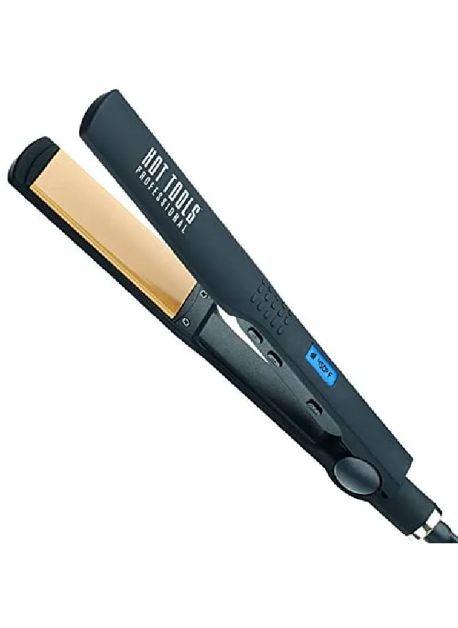 Professional Wide Plate Digital Salon Flat Iron For Reduced Frizz 1 1/4 Inches-1