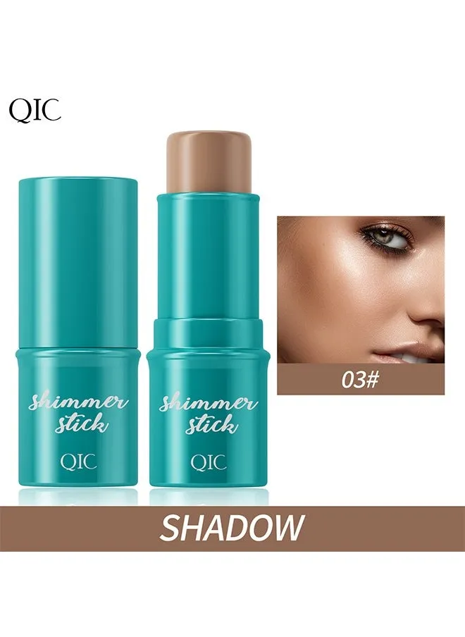 QIC High Light Stick Nose Shadow Contour Shadow Pen Three-dimensional brightening Silkworm Facial Blush Cream-1