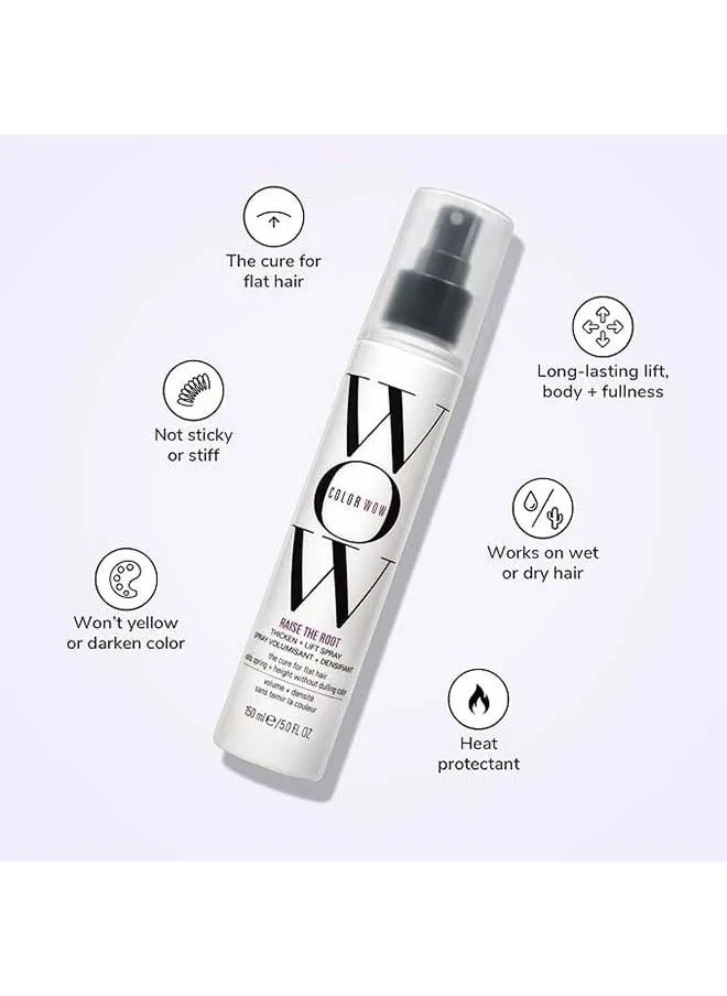 Raise The Root Thicken + Lift Spray, Help Protect Hair During Heat Styling, Long Lasting Lift, Used On Damp or Dry Hair, for All Hair Types, Especially Fine, Flat Hair, 150 ml / 50 FL OZ-2