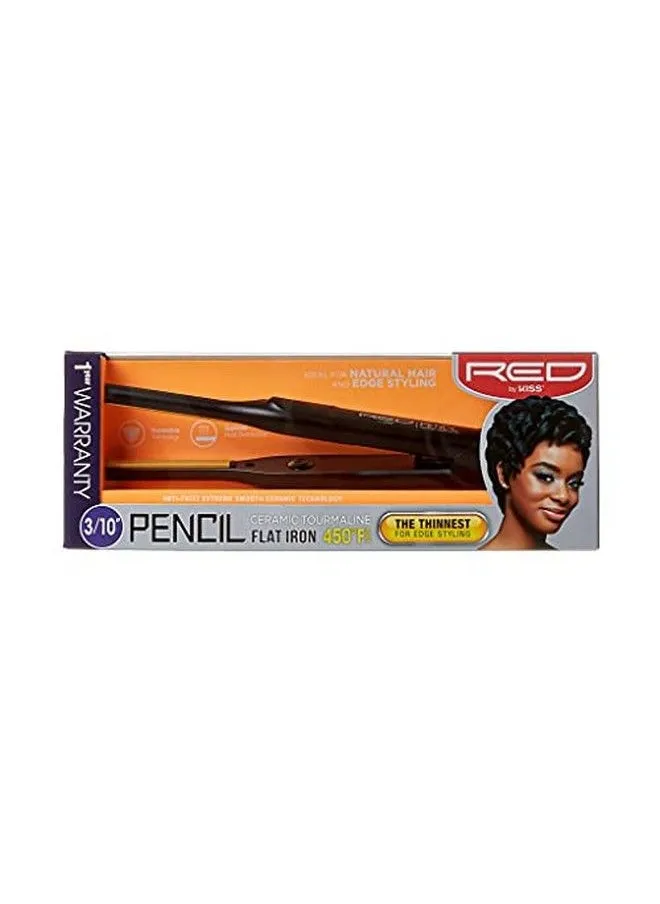 Red By Pencil Flat Iron Hair Straightener-1