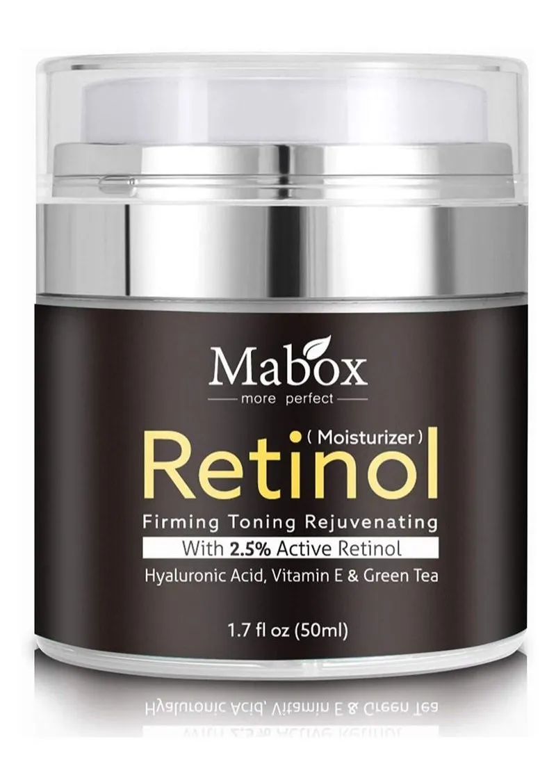 Retinol Face and Eye Moisturizer with Retinol Hyaluronic Acid, Vitamin E and Green Tea Day and Night Moisturizer Cream-1