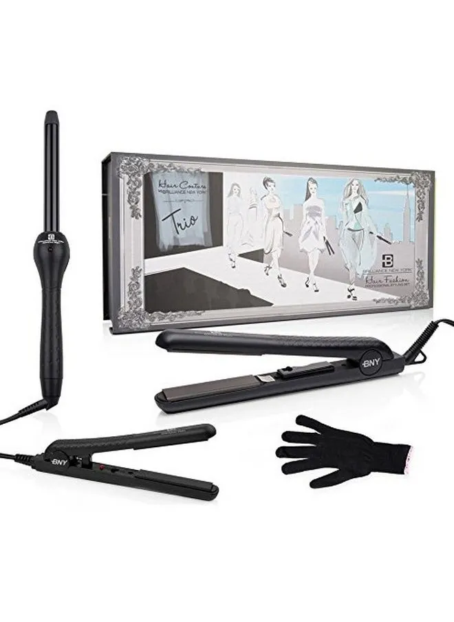 Rilliance New York Trio Flat And Curling Irons Set: 1.25