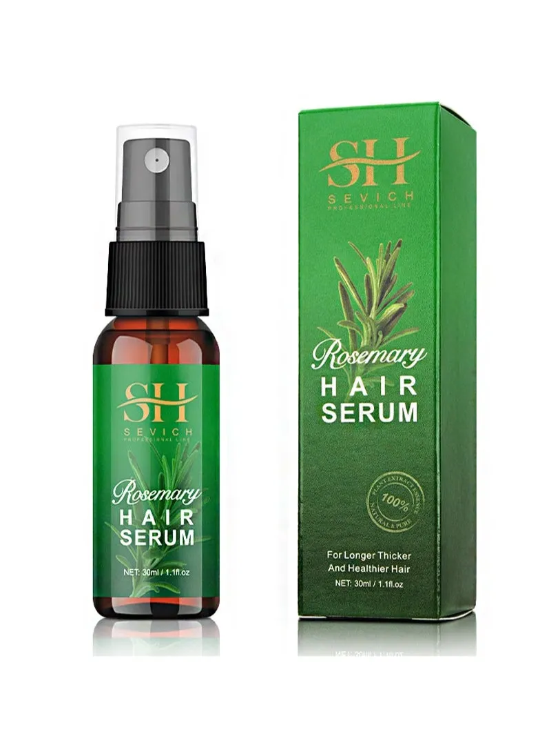 Rosemary Hair Serum，Rosemary Water Daily Strengthening Mist, with Peppermint and Rosemary Essential Oils to Strengthen Strands and Promote Hair Growth, for all Hair Types（30ml）-1