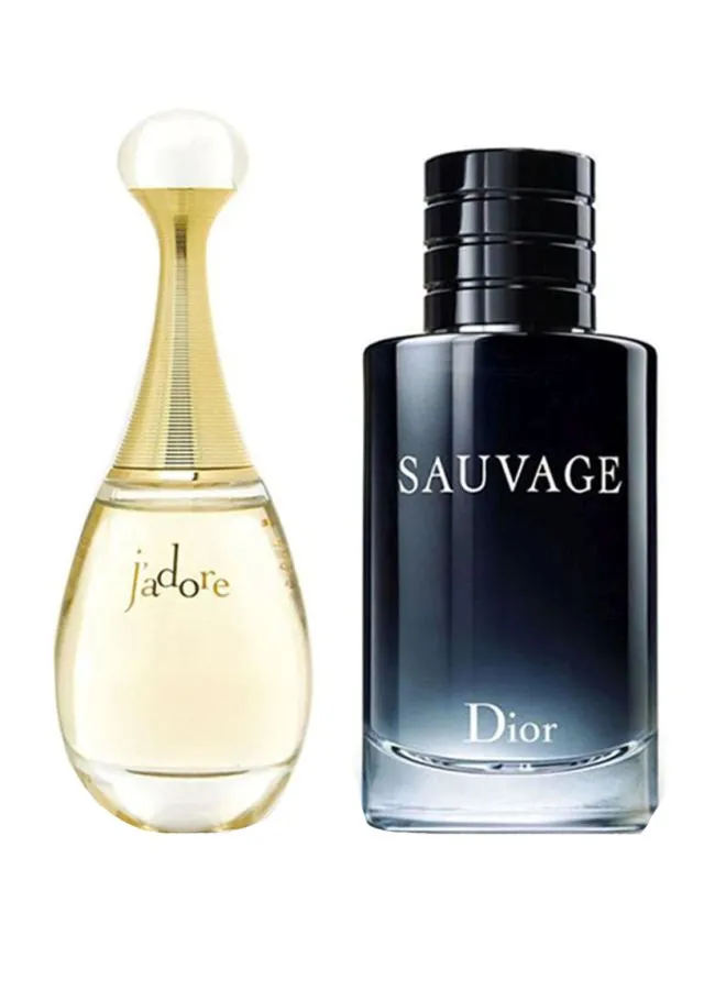 طقم EDP سوفاج آند جادور Sauvage (100), J'Adore (100)ملليلتر-1