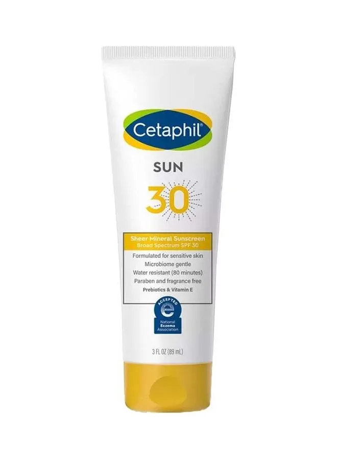 لوشن واقي من الشمس معدني شفاف للوجه والجسم بعامل حماية من الشمس SPF 30-1