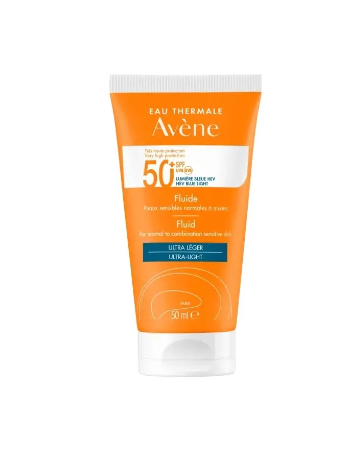 SPF 50+ Fluid Eau Thermale Avène 50ml-1