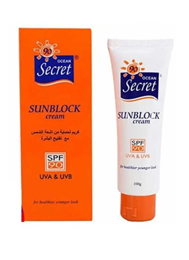 كريم الحماية من أشعة الشمس مع تفتيح البشرة SPF 90 100G-1