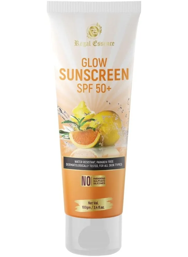 Sunscreen Spf 50+ With Uva And Uvb Protection, Water Resistant Sunscreen For Ultra Light 100Gram Pack Of 1-1