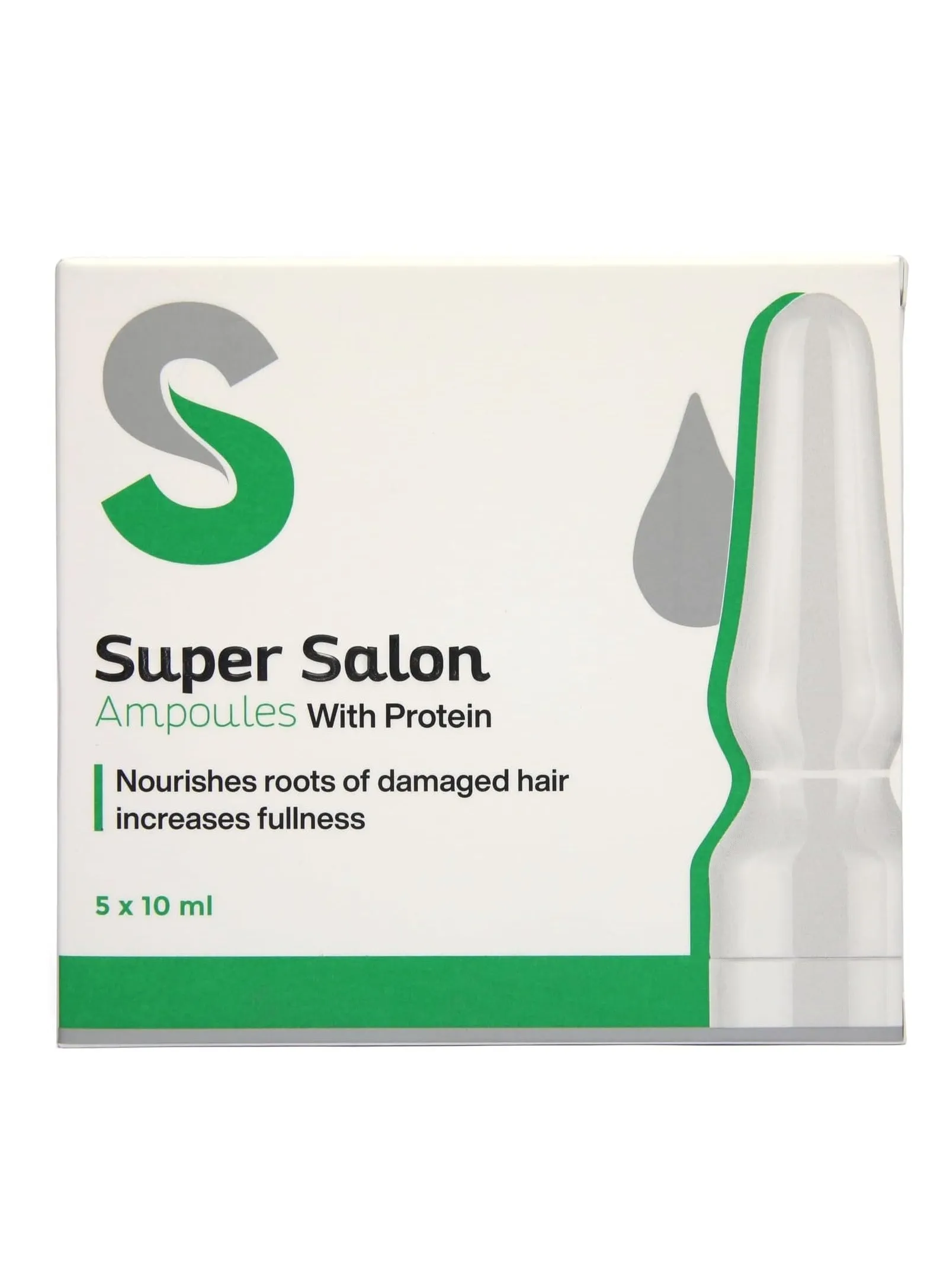 Super Salon Hair Ampoules with Protein, 5 × 10 ml-1