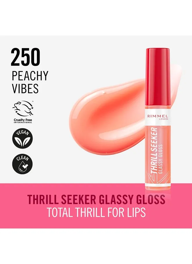 ملمع الشفاه Thrill Seeker Glassy Gloss - 250 - Peachy Vibes-2