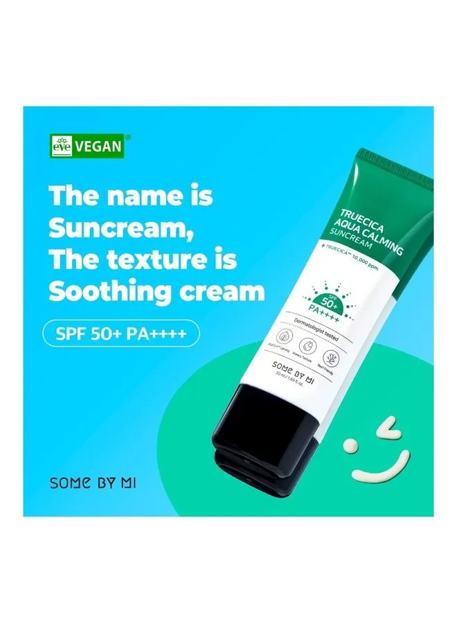 كريم الشمس المهدئ Truecica Aqua بعامل حماية من الشمس SPF50+ Pa++++-2