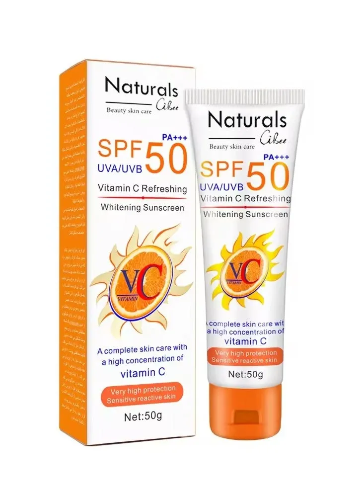 كريم واقي شمس مع فيتامين سي 50 جرم بعامل حمايه 50SPF-1