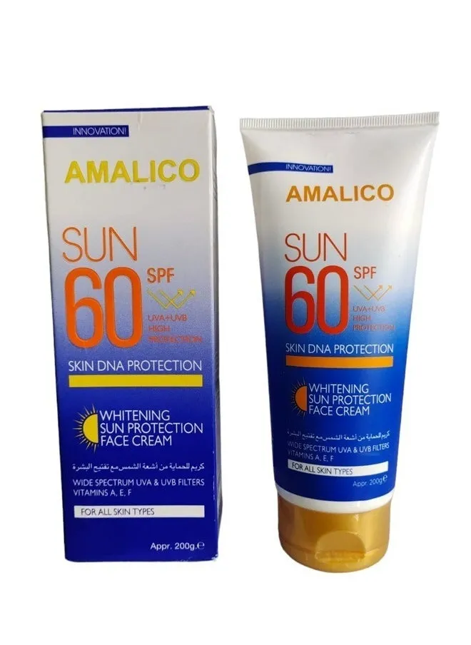 كريم تفتيح الوجه للحماية من الشمس بعامل حماية من الشمس SPF60 200 جم-1