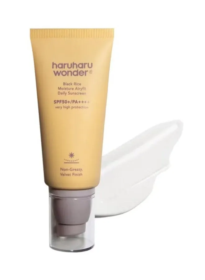 Wonder Black Rice Moisture Airyfit Daily Sunscreen, SPF50+/PA++++ Very High Protection, Non-Greasy Velvet Finish, 50 ml / 1.69 fl.oz-1